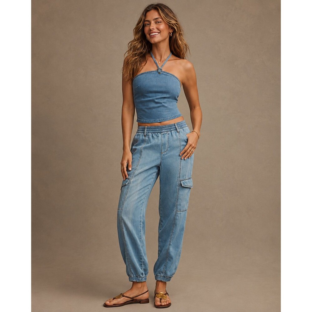 ANTHROPOLOGIE SANCTUARY Women's New XS Relaxed Rebel Cargo Pants CP1048DC7